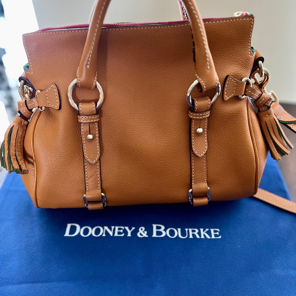 Dooney & Bourke Sorrento Satchel, tan pebble grain, SOLD OUT in stores